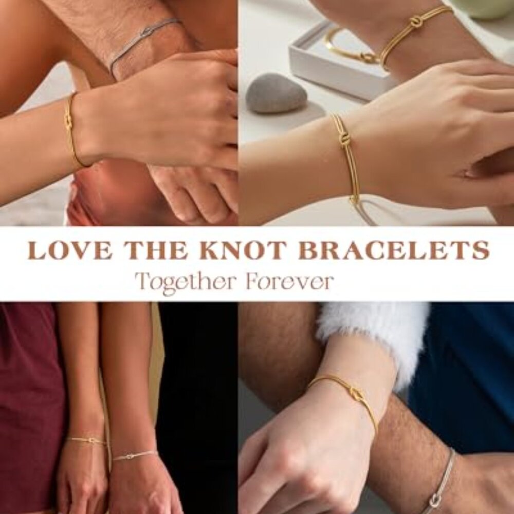 Dainty Stackable Layered Chain Bracelet Set Adjus… - image 6